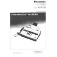 PANASONIC KXF195 Owner's Manual
