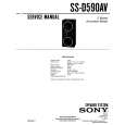 SONY SS-D590AV Service Manual