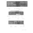 KENWOOD KA550 Service Manual