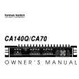 HARMAN KARDON CA70 Owner's Manual
