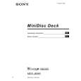 SONY MDSJB980 Owner's Manual
