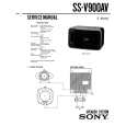 SONY SSV900AV Service Manual