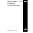 AEG LAV7554 Owner's Manual
