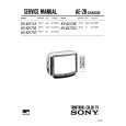 SONY KVX2171D Service Manual