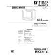 SONY KV2115GE Service Manual