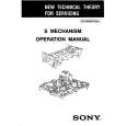 SONY S MECHANISM Owner's Manual