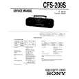 SONY CFS-209S Service Manual
