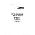 ZANUSSI ZFD20/6 Owner's Manual
