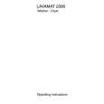 AEG Lavamat 2080 w Owner's Manual