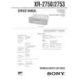 SONY XR2750 Service Manual