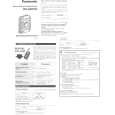 PANASONIC RQSW33V Owner's Manual