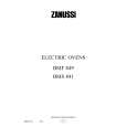ZANUSSI BMS841W Owner's Manual