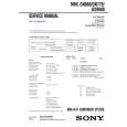 SONY MHCGX9000 Service Manual