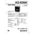 SONY MHCRXD6AV Service Manual