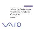 SONY PCG-Z600TEK VAIO Software Manual