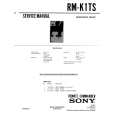 SONY RMK1TS Service Manual