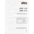 JUNO-ELECTROLUX JMW210B Owner's Manual