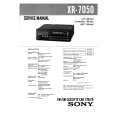SONY XR7050 Service Manual