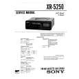 SONY XR5250R Service Manual