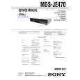 SONY MDSJE470 Service Manual