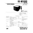 SONY KVM1100D Service Manual