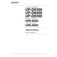 SONY UPA-6002 Service Manual