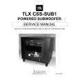 JBL CSS-SUB1 Service Manual