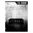 SONY TA2000F Service Manual