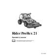 HUSQVARNA RIDERPROFLEX21 Owner's Manual