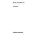 AEG FAV446W Owner's Manual