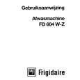 FRIGIDAIRE FD604Z Owner's Manual