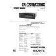 SONY XR-C2200 Owner's Manual