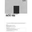 KAWAI MX16 Owner's Manual