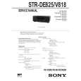 SONY STRDE825 Owner's Manual