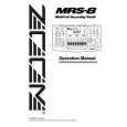 ZOOM MRS-8 Owner's Manual