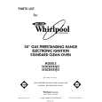 WHIRLPOOL SF302EERW2 Parts Catalog