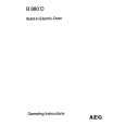 AEG B880D SB Owner's Manual