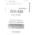 PIONEER DEH636 Owner's Manual
