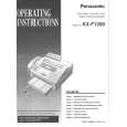 PANASONIC KXF1200 Owner's Manual