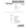 SONY SS-E215 Service Manual