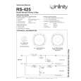 INFINITY RS-425 Service Manual