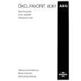 AEG FAV 6061 W Owner's Manual