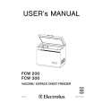 DOMETIC FCW200 Owner's Manual