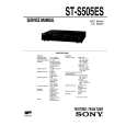 SONY STS505ES Service Manual