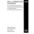 AEG LAV6251SENS. Owner's Manual