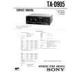 SONY TAD905 Service Manual