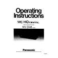 PANASONIC NVD48 Owner's Manual