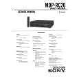 SONY MDP-RC20 Service Manual