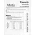 PANASONIC WJPB85Y08 Owner's Manual