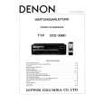 DENON DCD3560 Owner's Manual